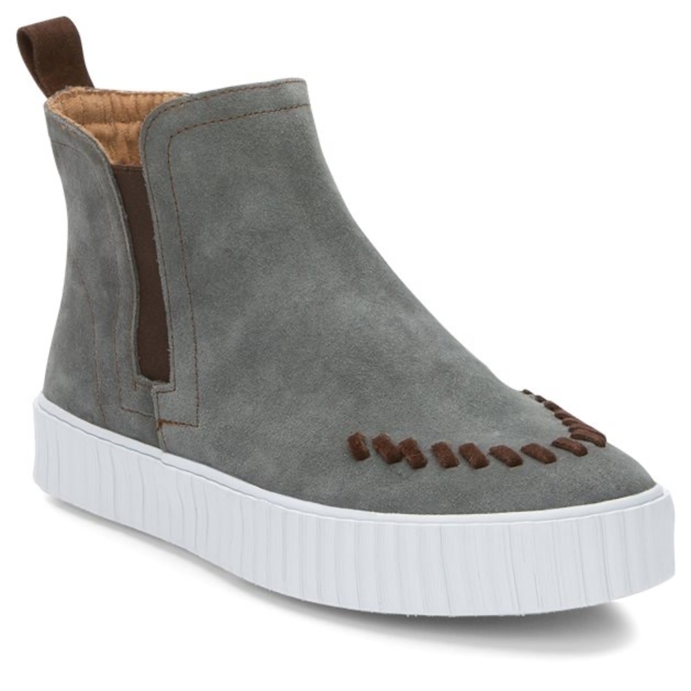 Justin Boots Gray Platform Shoes